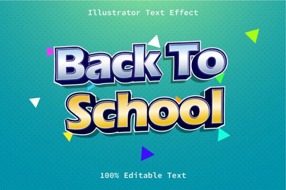 Back to School Modern Retro Style