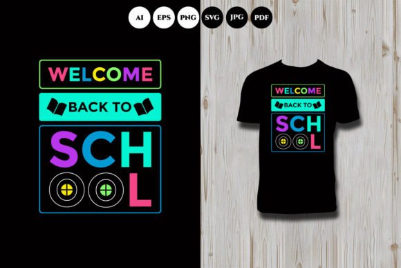 Back to School T Shirt Design