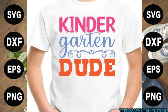 Back to School T-shirt Design, Kinder Ga