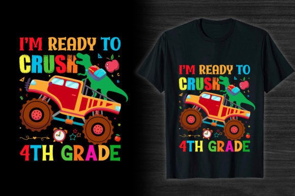 Crush 4th Grade Back to School T Shirt: A Versatile Design for Every Occasion