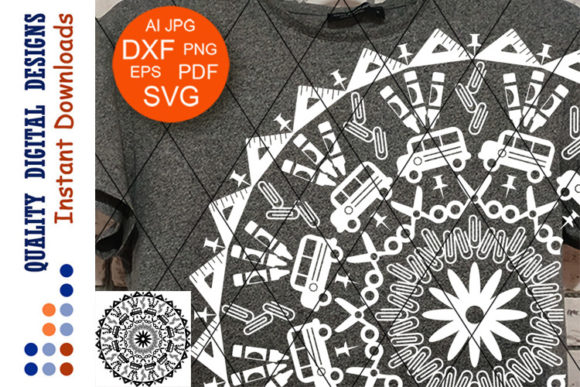 Mandala Back to School Bus Stationery: A Creative and Practical Digital Solution for Modern Learners