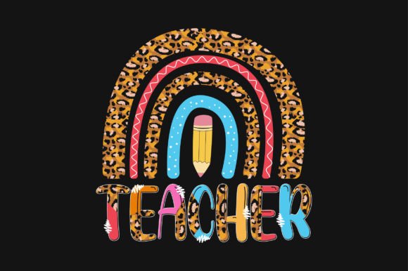 Teacher Back to School Sublimation Shirt Design