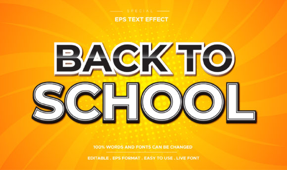 Text Effect Back to School World Style: A Creative and Practical Design Solution