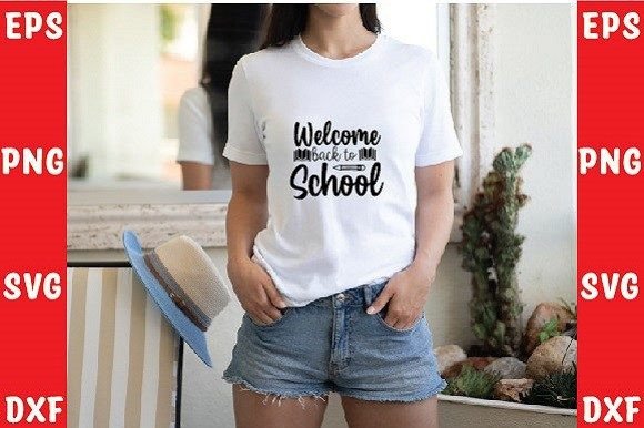Welcome Back to School SVG Design