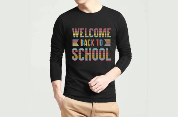 Welcome Back to School Typography Shirt: A Creative and Practical Design Solution