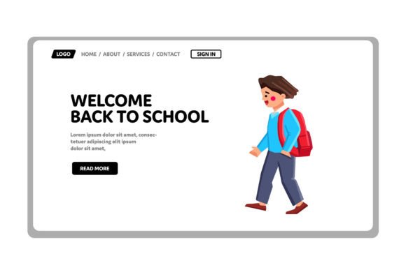 Welcome Back to School Vector for Creative and Practical Use
